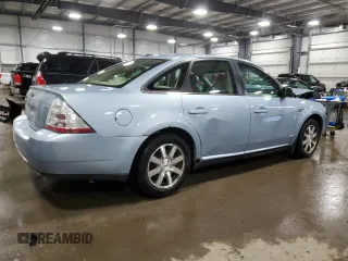 2008 Ford Taurus SEL with VIN 1FAHP24W68G182787, listed as a Copart auction lot 81519654 with 80,629 mi miles and Salvage Title. Bid and sale history available at carsss.com. Image 3.