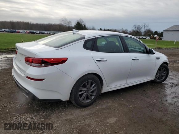 2020 Kia Optima LX with VIN 5XXGT4L38LG434379, listed as a Copart auction lot 51968515 with 80,259 mi miles and Salvage Title. Bid and sale history available at carsss.com. Image 3.