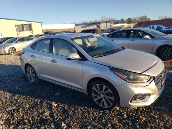 2018 Hyundai Accent Limited with VIN 3KPC34A34JE028834, listed as a Copart auction lot 85952344 with 70,655 mi miles and Salvage Title. Bid and sale history available at carsss.com. Image 4.
