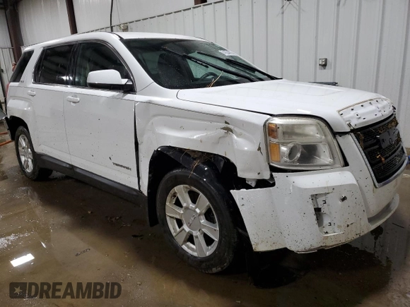 2012 GMC Terrain SLE-1 with VIN 2GKFLREK4C6173682, listed as a Copart auction lot 61634895 with 154,887 mi miles and Salvage title. Bid and sale history available at DreamBid. Image 4.
