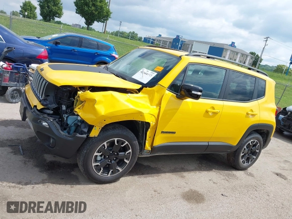2023 Jeep Renegade Upland with VIN ZACNJDB13PPP56620, listed as a IAAI auction lot 42344453 with 32,308 mi miles and . Bid and sale history available at DreamBid. Image 14.