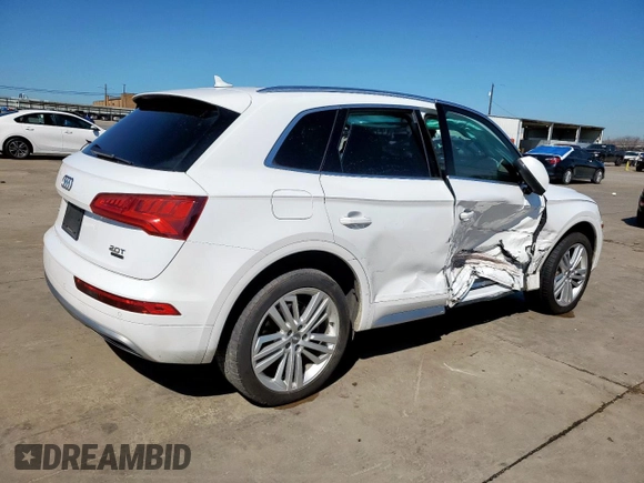 2018 Audi Q5 Prestige with VIN WA1CNAFY4J2237530, listed as a Copart auction lot 48306945 with 55,479 mi miles and Salvage Title. Bid and sale history available at DreamBid. Image 3.