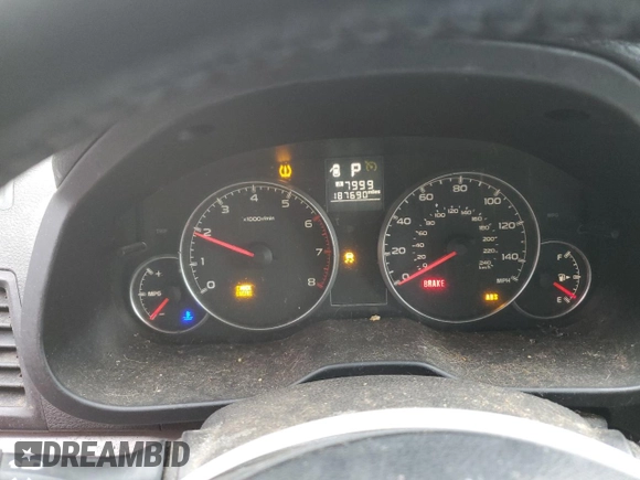 2014 Subaru Outback Premium with VIN 4S4BRBCCXE3208324, listed as a Copart auction lot 45518065 with 187,690 mi miles and Salvage Title. Bid and sale history available at DreamBid. Image 9.