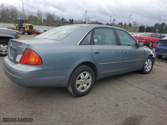 2002 Toyota Avalon XL with VIN 4T1BF28B02U251973, listed as a Copart auction lot 47319115 with 0 mi miles and Salvage Title. Bid and sale history available at carsss.com. Image 3.