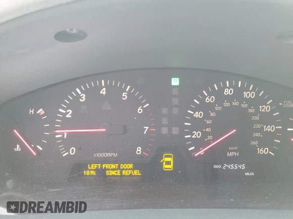 2003 Lexus LS 430 z VIN JTHBN30FX30102599, wystawiony jako Copart lot #58850365 z przebiegiem 245 545 mil mil oraz Czysty tytuł • Clean title. Historia ofert i sprzedaży dostępna na DreamBid. Obrazek 9.
