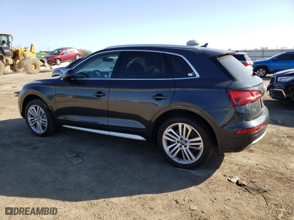 2018 Audi Q5 Premium Plus with VIN WA1BNAFY0J2011223, listed as a Copart auction lot 74570234 with 105,410 mi miles and Salvage Title. Bid and sale history available at carsss.com. Image 2.