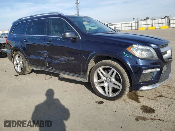 2013 Mercedes-Benz GL-Class GL 550 with VIN 4JGDF7DE5DA165391, listed as a Copart auction lot 42755515 with 153,241 mi miles and Salvage Title. Bid and sale history available at carsss.com. Image 4.
