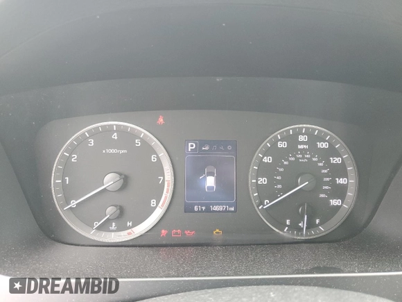 2015 Hyundai Sonata SE z VIN 5NPE24AF7FH125616, wystawiony jako Copart lot #54367015 z przebiegiem 146 971 mil mil oraz Szkoda całkowita • Salvage title. Historia ofert i sprzedaży dostępna na DreamBid. Obrazek 9.