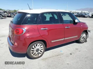 2015 FIAT 500L Lounge with VIN ZFBCFACHXFZ032724, listed as a Copart auction lot 69975824 with 85,663 mi miles and Salvage Title. Bid and sale history available at carsss.com. Image 3.