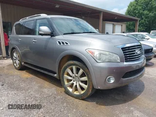 2013 Infiniti QX56 with VIN JN8AZ2NE4D9060623, listed as a IAAI auction lot 42231609 with 229,360 mi miles and . Bid and sale history available at DreamBid. Image 1.