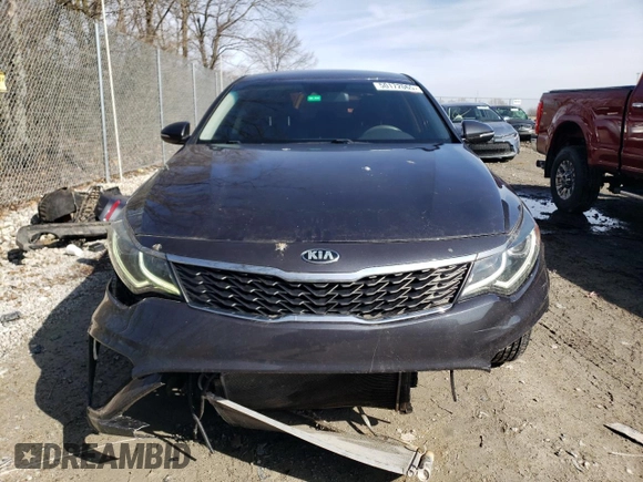 2019 Kia Optima LX with VIN 5XXGT4L31KG279088, listed as a Copart auction lot 50172065 with 100,353 mi miles and Salvage Title. Bid and sale history available at carsss.com. Image 5.