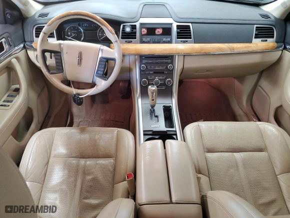 2009 Lincoln MKS with VIN 1LNHM93R29G611556, listed as a Copart auction lot 45863065 with 122,868 mi miles and Salvage Title. Bid and sale history available at carsss.com. Image 8.