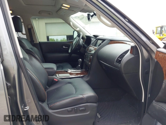 2018 Nissan Armada Platinum with VIN JN8AY2ND2J9055135, listed as a IAAI auction lot 41969418 with 84,851 mi miles. Bid and sale history available at carsss.com. Image 5.