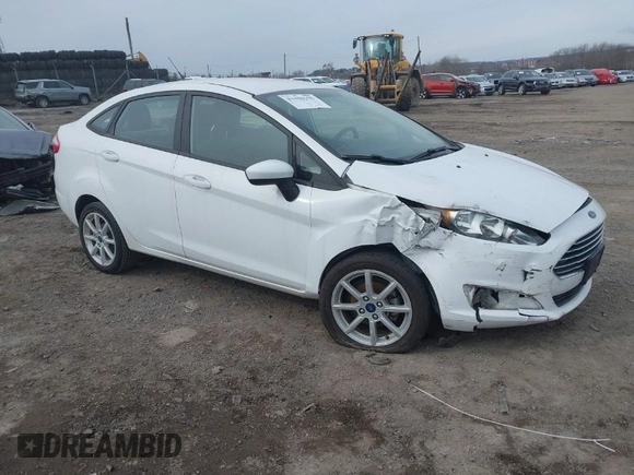 2019 Ford Fiesta SE with VIN 3FADP4BJ1KM133091, listed as a IAAI auction lot 41590193 with 132,320 mi miles. Bid and sale history available at carsss.com. Image 1.
