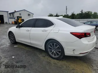 2015 Acura TLX Advance with VIN 19UUB2F79FA017945, listed as a Copart auction lot 58171225 with 210,318 mi miles and Salvage title. Bid and sale history available at DreamBid. Image 2.