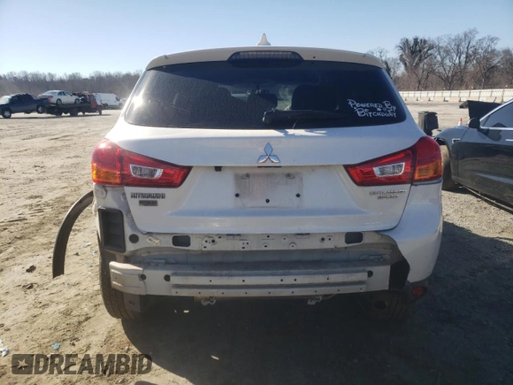 2017 Mitsubishi Outlander Sport ES 2.0 with VIN JA4AP3AU0HZ067735, listed as a Copart auction lot 43909465 with 92,051 mi miles and Salvage Title. Bid and sale history available at carsss.com. Image 6.
