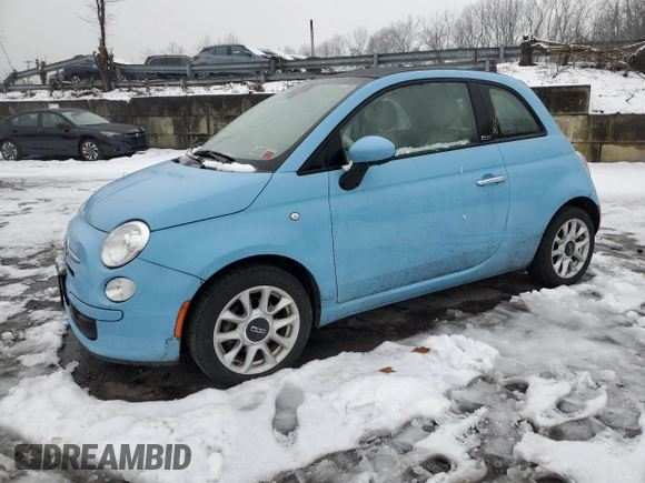 2017 FIAT 500 Pop z VIN 3C3CFFLR4HT505924, wystawiony jako Copart lot #81500754 z przebiegiem 49 618 mil mil oraz Nie do naprawy • Non repairable. Historia ofert i sprzedaży dostępna na DreamBid. Obrazek 1.
