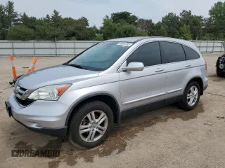 2010 Honda CR-V EX-L with VIN 5J6RE4H77AL052303, listed as a Copart auction lot 60664155 with 104,235 mi miles and Salvage title. Bid and sale history available at DreamBid. Image 1.