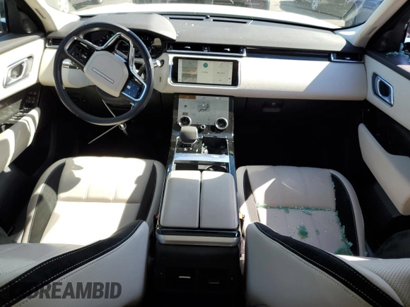 2023 Land Rover Range Rover Velar S with VIN SALYJ2EXXPA350668, listed as a Copart auction lot 50573235 with 20,216 mi miles and Salvage title. Bid and sale history available at DreamBid. Image 8.