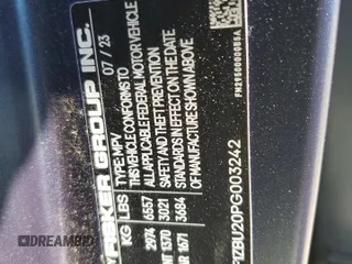 2023 Fisker Ocean One with VIN VCF1ZBU20PG003242, listed as a Copart auction lot 55131865 with Not Provided miles and Clean Title. Bid and sale history available at carsss.com. Image 13.