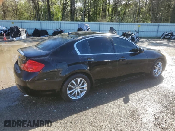 2007 Infiniti G35 Sedan Journey with VIN JNKBV61E27M705925, listed as a Copart auction lot 49830855 with Not Provided miles and Non Repairable. Bid and sale history available at carsss.com. Image 3.