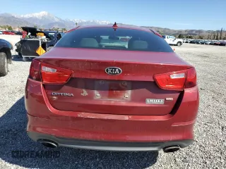 2015 Kia Optima LX with VIN 5XXGM4A70FG411489, listed as a Copart auction lot 47704435 with 175,370 mi miles and Clean Title. Bid and sale history available at carsss.com. Image 6.