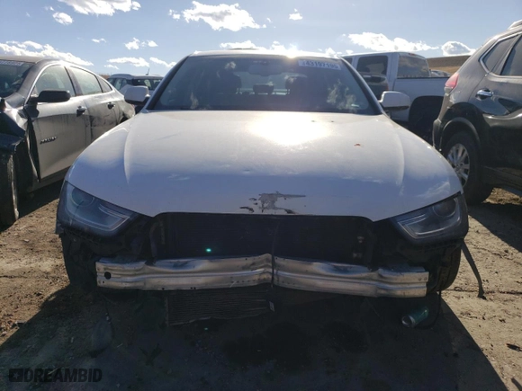 2015 Audi A4 Premium Plus with VIN WAUFFAFL5FN021595, listed as a Copart auction lot 43197195 with 76,356 mi miles and Salvage Title. Bid and sale history available at carsss.com. Image 5.