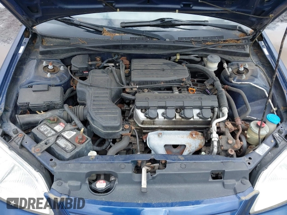 2003 Honda Civic LX z VIN 2HGES16513H593796, wystawiony jako IAAI lot #42352627 z przebiegiem 155 799 mil mil oraz . Historia ofert i sprzedaży dostępna na DreamBid. Obrazek 10.