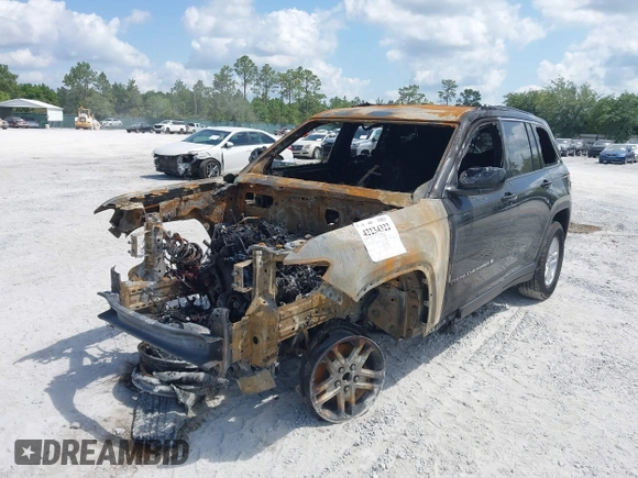 2024 Jeep Grand Cherokee Laredo X with VIN 1C4RJGAGXRC187574, listed as a IAAI auction lot 42234322 with Not provided miles and . Bid and sale history available at DreamBid. Image 2.
