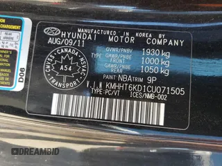 2012 Hyundai Genesis Coupe Premium z VIN KMHHT6KD1CU071505, wystawiony jako Copart lot #53734935 z przebiegiem 200 161 mil mil oraz Czysty tytuł • Clean title. Historia ofert i sprzedaży dostępna na DreamBid. Obrazek 12.