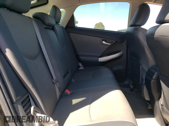 2013 Toyota Prius One with VIN JTDKN3DU7D1712126, listed as a Copart auction lot 49909615 with 0 mi miles and Salvage Title. Bid and sale history available at carsss.com. Image 10.