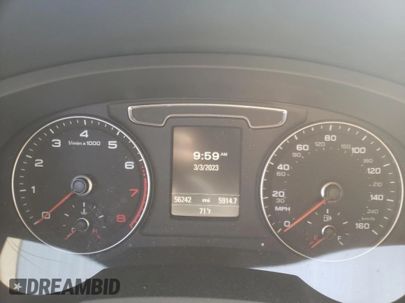 2018 Audi Q3 Premium with VIN WA1BCCFS8JR030946, listed as a Copart auction lot 40593203 with 56,242 mi miles. Bid and sale history available at carsss.com. Image 9.
