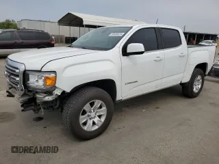 2016 GMC Canyon 2WD SLE with VIN 1GTG5CE39G1375068, listed as a Copart auction lot 65466624 with 114,696 mi miles and Salvage Title. Bid and sale history available at carsss.com. Image 1.