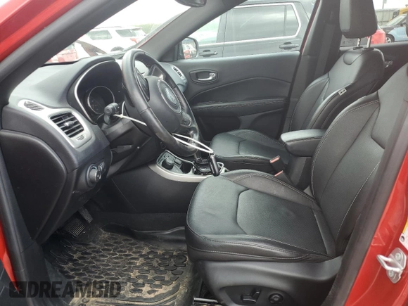 2021 Jeep Compass 80th Anniversary with VIN 3C4NJDEBXMT532899, listed as a Copart auction lot 55304905 with 44,299 mi miles and Salvage title. Bid and sale history available at DreamBid. Image 7.