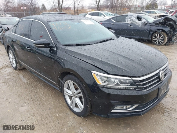 2016 Volkswagen Passat 1.8T SE w/Technology with VIN 1VWBS7A32GC050411, listed as a IAAI auction lot 41729648 with 102,574 mi miles. Bid and sale history available at carsss.com. Image 1.