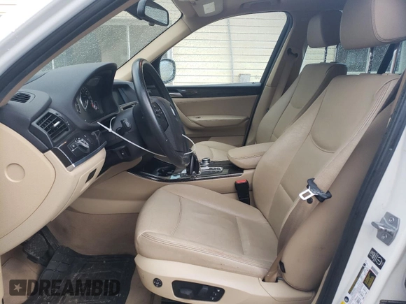 2014 BMW X3 xDrive28i with VIN 5UXWX9C50E0D14502, listed as a Copart auction lot 49828615 with 140,355 mi miles and Clean Title. Bid and sale history available at DreamBid. Image 7.