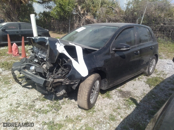 2011 Volkswagen Golf with VIN WVWDA7AJ1BW101448, listed as a IAAI auction lot 41673677 with 65,066 mi miles. Bid and sale history available at carsss.com. Image 2.