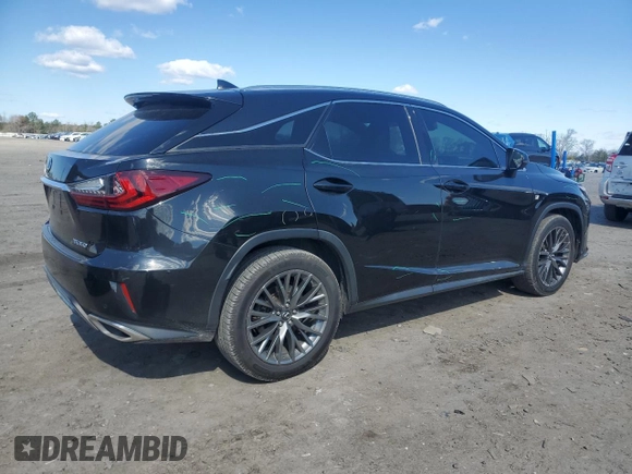 2019 Lexus RX 350 with VIN 2T2BZMCA7KC193018, listed as a Copart auction lot 50464015 with 90,667 mi miles and Salvage Title. Bid and sale history available at DreamBid. Image 3.