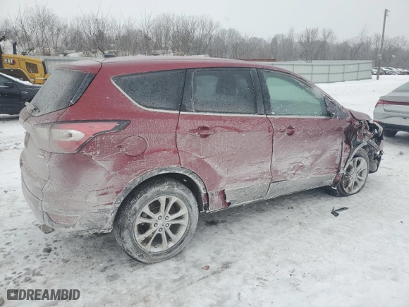 2017 Ford Escape SE with VIN 1FMCU9GD5HUC62126, listed as a Copart auction lot 42101215 with 157,918 mi miles and Salvage Title. Bid and sale history available at carsss.com. Image 3.
