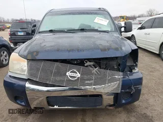 2008 Nissan Titan SE with VIN 1N6AA06A38N352356, listed as a IAAI auction lot 41000718 with 157,029 mi miles. Bid and sale history available at carsss.com. Image 12.