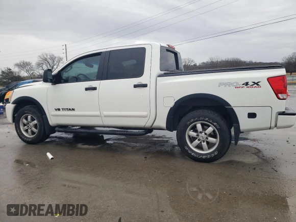 2012 Nissan Titan SV with VIN 1N6BA0EC2CN304170, listed as a Copart auction lot 43435975 with 96,598 mi miles and Salvage Title. Bid and sale history available at carsss.com. Image 2.