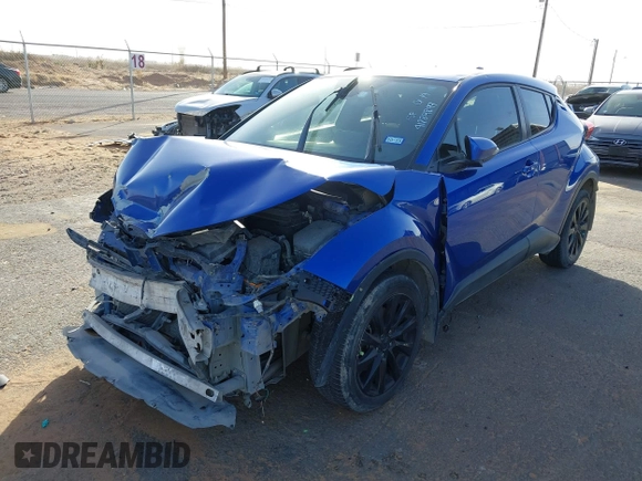 2019 Toyota C-HR XLE with VIN NMTKHMBX3KR098510, listed as a IAAI auction lot 41289899 with 112,981 mi miles. Bid and sale history available at carsss.com. Image 18.