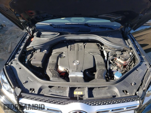 2017 Mercedes-Benz GLS 450 with VIN 4JGDF6EE4HA985850, listed as a Copart auction lot 81514863 with 47,816 mi miles and . Bid and sale history available at DreamBid. Image 12.