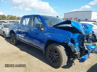 2024 Chevrolet Silverado 1500 Custom with VIN 3GCPABEK1RG202503, listed as a IAAI auction lot 40682689 with 6,605 mi miles and . Bid and sale history available at DreamBid. Image 1.