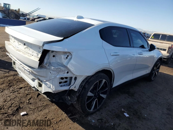 2021 Polestar 2 Launch Edition with VIN LPSED3KA0ML006413, listed as a Copart auction lot 43649695 with 30,407 mi miles and Salvage Title. Bid and sale history available at DreamBid. Image 3.