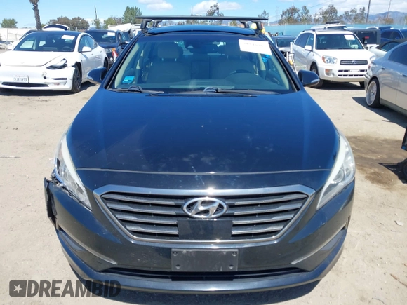 2015 Hyundai Sonata 2.4L Sport with VIN 5NPE34AFXFH163452, listed as a IAAI auction lot 41946262 with 47,730 mi miles. Bid and sale history available at carsss.com. Image 12.