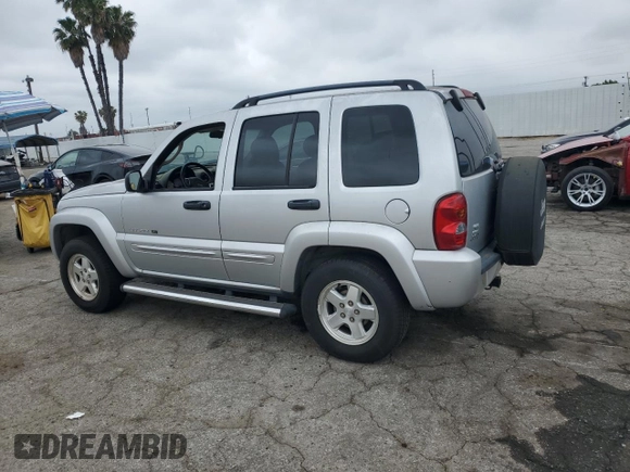 2002 Jeep Liberty Limited with VIN 1J8GK58K52W303098, listed as a Copart auction lot 56005185 with 77,206 mi miles and Clean title. Bid and sale history available at DreamBid. Image 2.