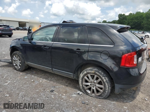 2013 Ford Edge Limited with VIN 2FMDK3KC4DBB00977, listed as a Copart auction lot 59574635 with 211,775 mi miles and Salvage title. Bid and sale history available at DreamBid. Image 2.
