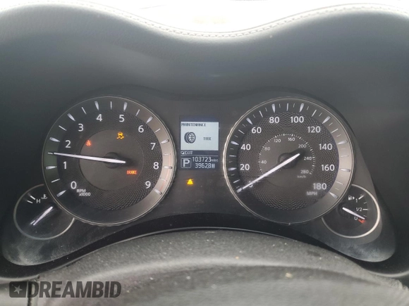 2016 Infiniti Q70 z VIN JN1BY1AP8GM221340, wystawiony jako Copart lot #48466255 z przebiegiem 103 723 mil mil oraz Szkoda całkowita • Salvage title. Historia ofert i sprzedaży dostępna na DreamBid. Obrazek 9.