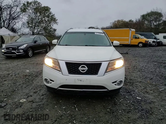 2015 Nissan Pathfinder SV with VIN 5N1AR2MM5FC623751, listed as a Copart auction lot 81736614 with 208,308 mi miles and Salvage title. Bid and sale history available at DreamBid. Image 12.